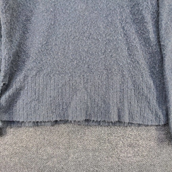 Madewell Women's Button-Sleeve Pullover Knit Sweater Blue XS Merino Wool Blend - Picture 4 of 12